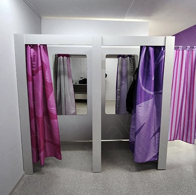 Двухместная примерочная кабина Wildberries